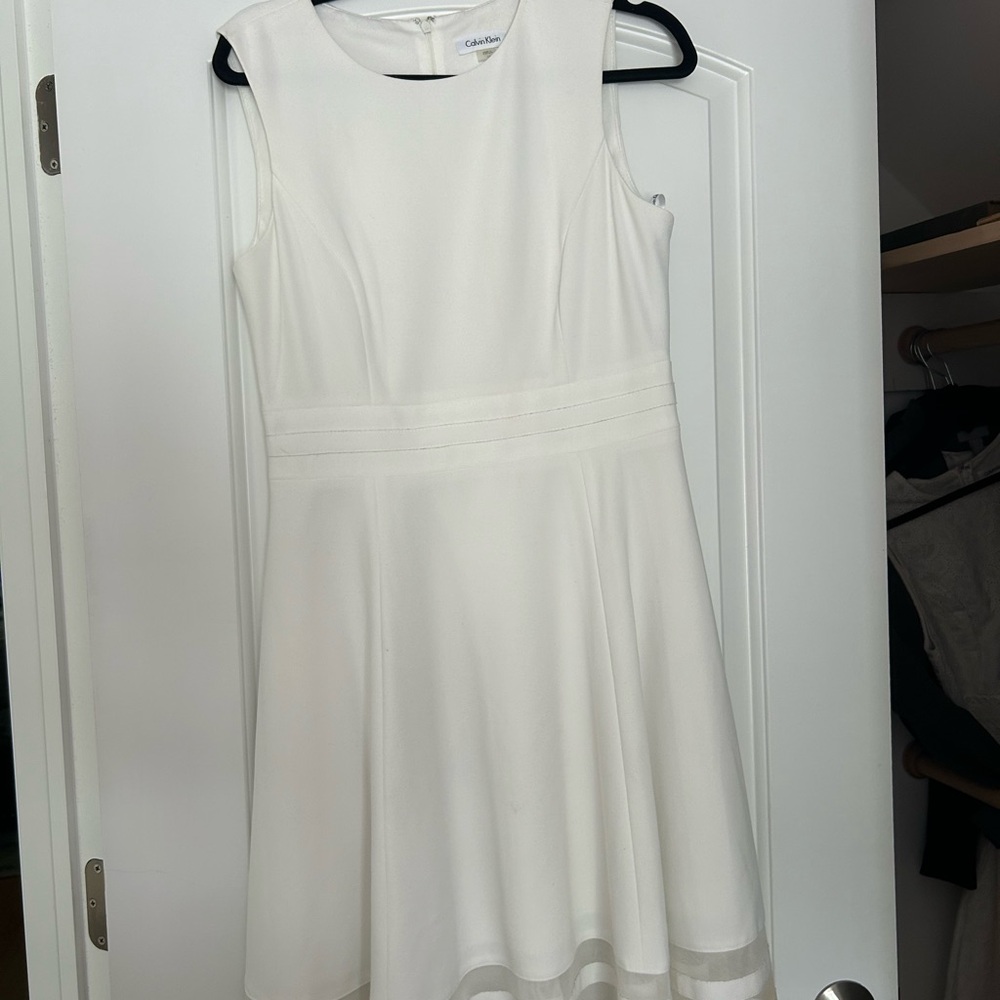 Calvin Klein White Mini Dress